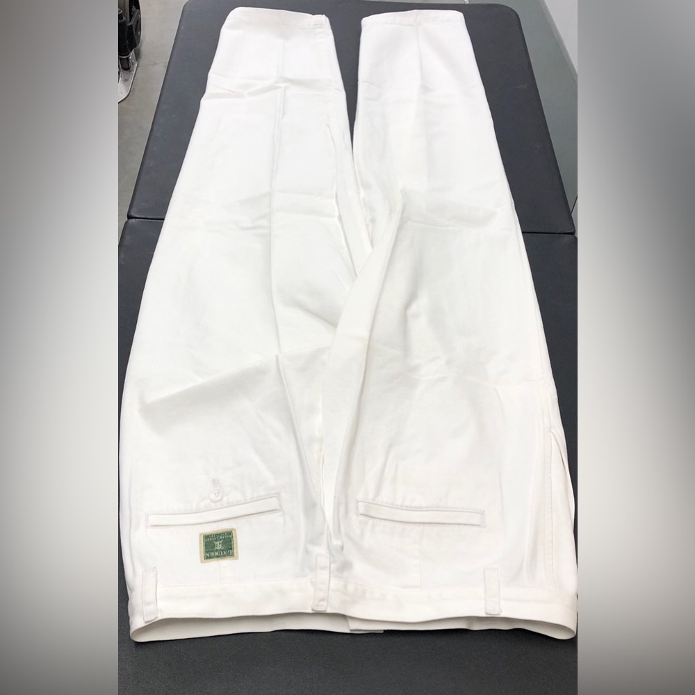 VTG Ralph Lauren White Khaki 12 Cotton - Picture 8 of 16